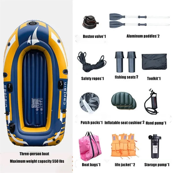 Inflatable Boat For Three People