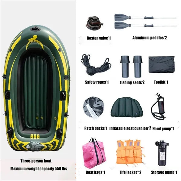 Inflatable Boat For Three People