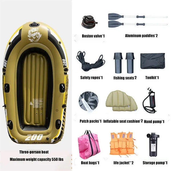Inflatable Boat For Three People