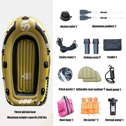 Inflatable Boat For Three People