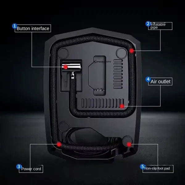 Portable Tyre Inflator Air Compressor Kit