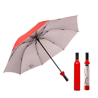 Custom Wine Bottle Umbrella