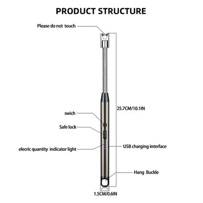 Flexible Neck USB Rechargeable Llighter