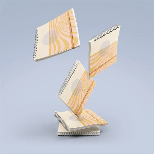 SQUARE NOTEBOOK - LARGE - COIL - SOLID COVER