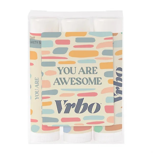 3 Pack Lip Balm