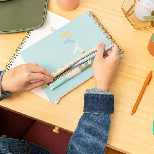 NOTEBOOK PEN POUCH - 4CP POLY