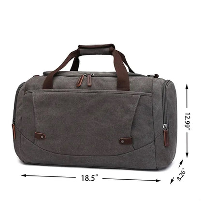 Large Capacity Canvas Travel Bag