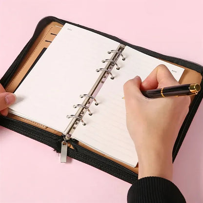 4 in 1 Padfolio with Binder Notebook Calculator Organizer