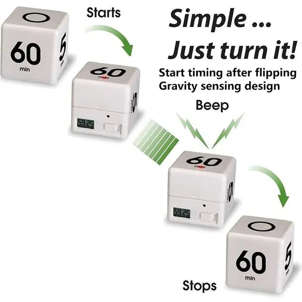 ABS Plastic Digital Countdown Timer with LED Display