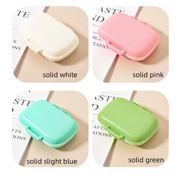 8 Compartments Travel Pill Organizer