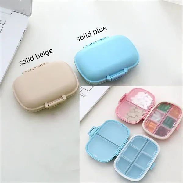 8 Compartments Travel Pill Organizer
