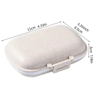 8 Compartments Travel Pill Organizer