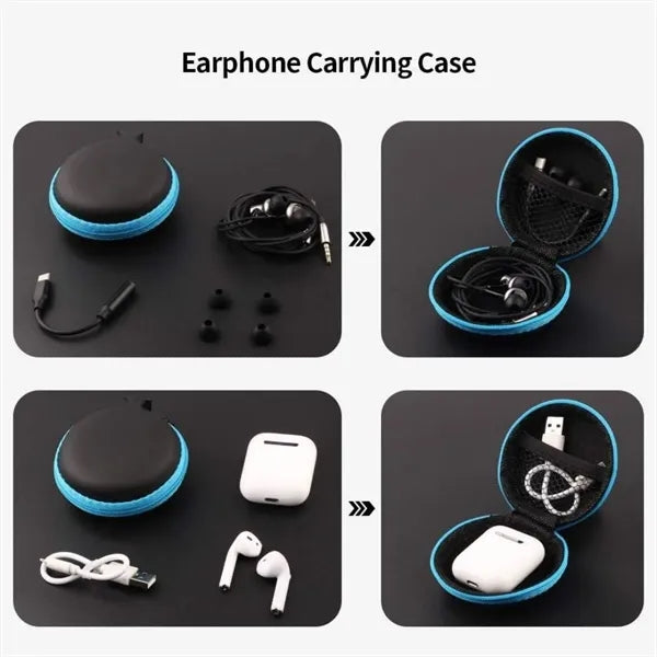 Earphone Carry Case Earbud Travel Carrying