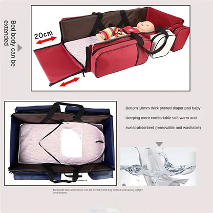 Portable Travel Baby Folding Bed