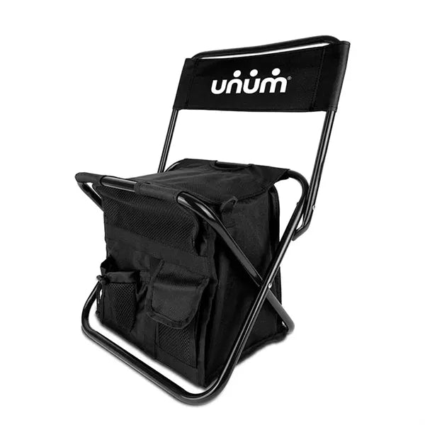 Folding Chair with 24 Can Cooler Bag & Pockets
