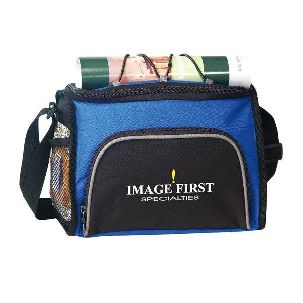 Lunch Cooler Bag w/ Pockets & Shoulder Strap