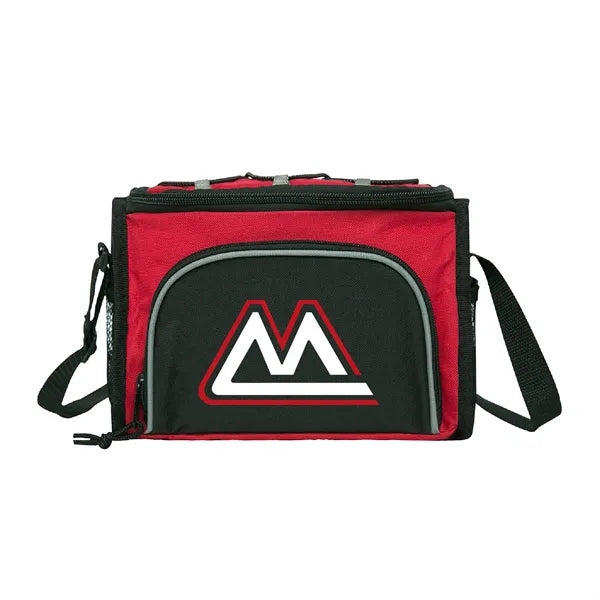 Lunch Cooler Bag w/ Pockets & Shoulder Strap