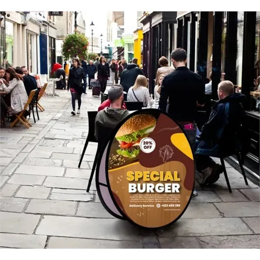 Circle Pop Up Banners  (3.28 Ft x 3.28 Ft)