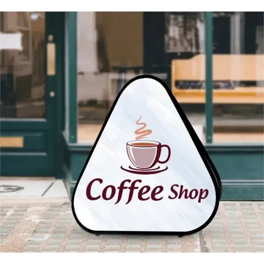 Triangle Pop Up Banner  (4.76 Ft x 4.84 Ft)