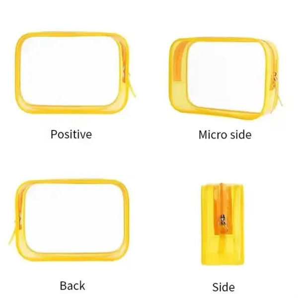 Transparent Travel Makeup Bag PVC Cosmetic Pouch