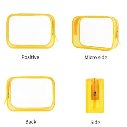 Transparent Travel Makeup Bag PVC Cosmetic Pouch