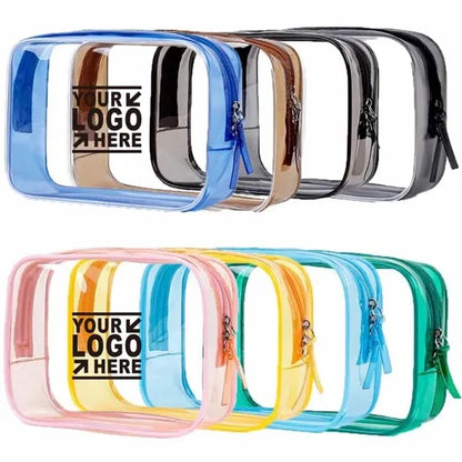 Transparent Travel Makeup Bag PVC Cosmetic Pouch