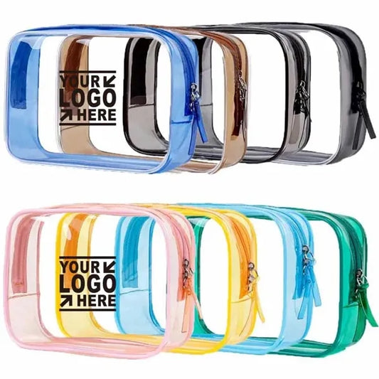 Transparent Travel Makeup Bag PVC Cosmetic Pouch
