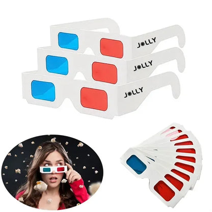 Cardboard 3D Red & Blue Glasses