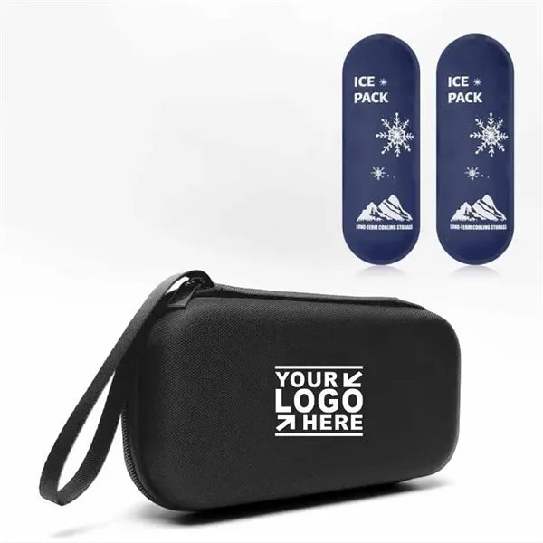 EVA Insulin Cooler Travel Case With 2 Ice Packs