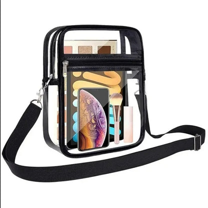 PVC purse, Stadium Approved Clear Crossbody Bag