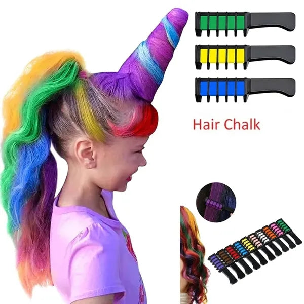 Washable Hair Chalk Combs