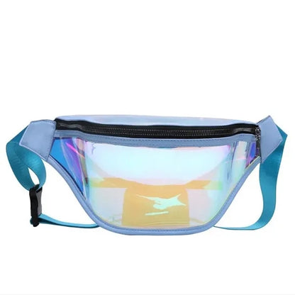 Reflective Transparent Waist Bag Holographic Laser Pack