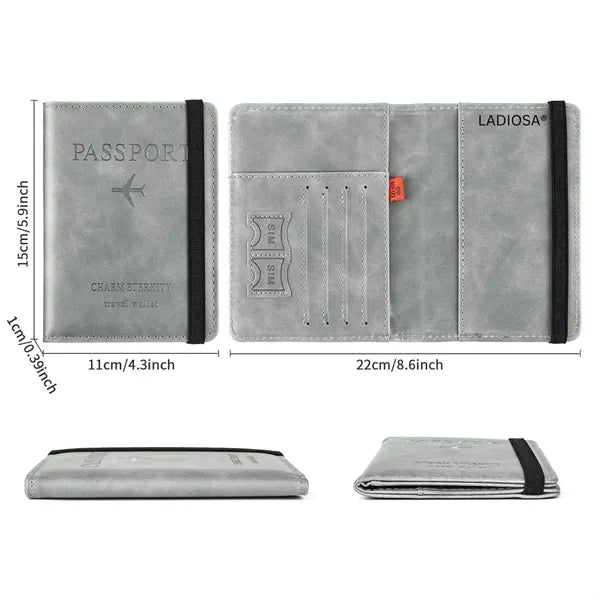 Travel Wallet Passport Holder For Men