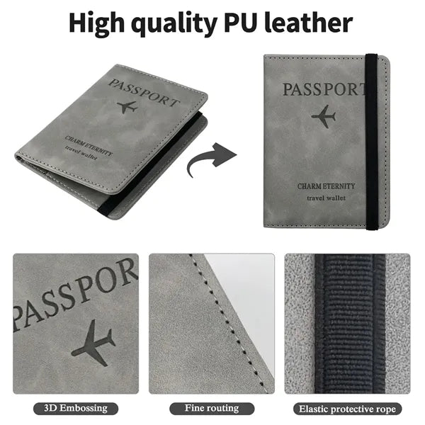 Travel Wallet Passport Holder For Men
