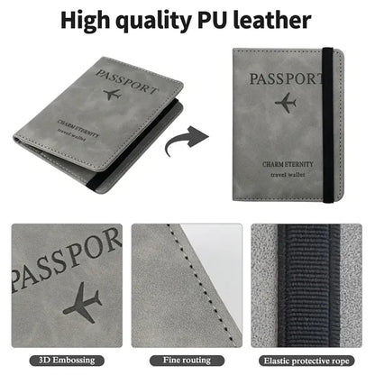 Travel Wallet Passport Holder For Men
