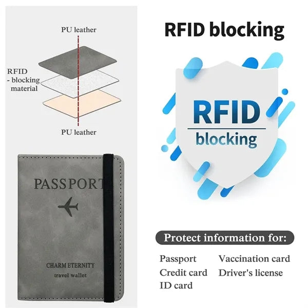 Travel Wallet Passport Holder For Men