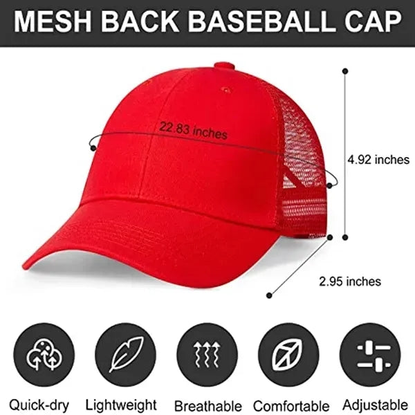 Adjustable Mesh Back Cap