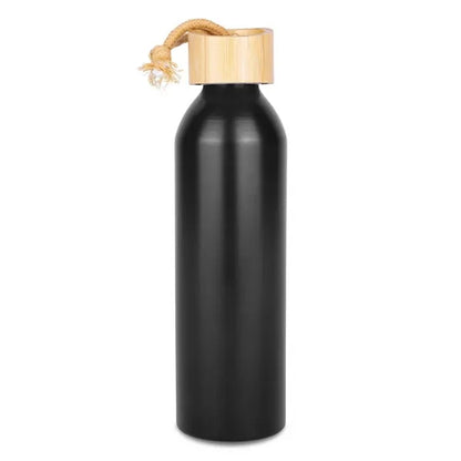 Meriden Sustainable Aluminum Bottle with Bamboo Lid &Cotton