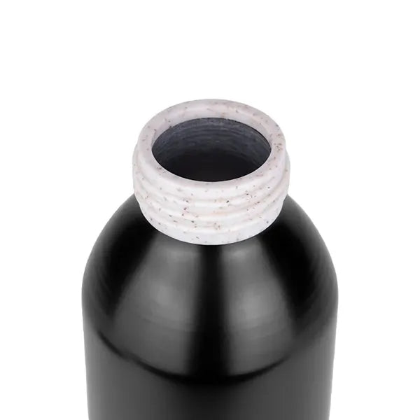 Meriden Sustainable Aluminum Bottle with Bamboo Lid &Cotton