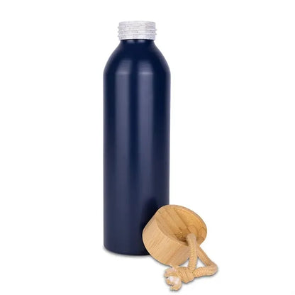 Meriden Sustainable Aluminum Bottle with Bamboo Lid &Cotton