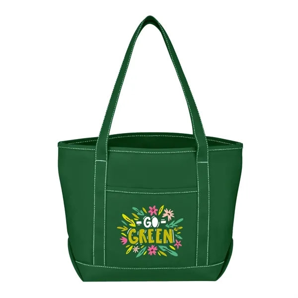 Full Color Medium Starboard 24 oz. Cotton Canvas Bag
