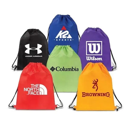 Custom Drawstring Nylon Tote Bags