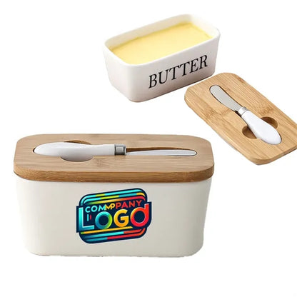 Butter Dish With Lid And Knife