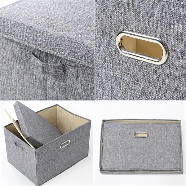 Foldable Closet Storage Box with Lid