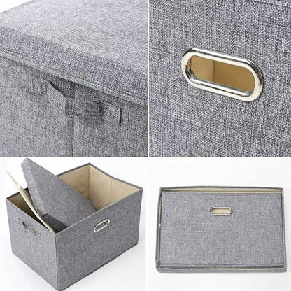 Foldable Closet Storage Box with Lid