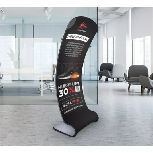 Fabric Display Stand Snake C Single sided Graphic Only