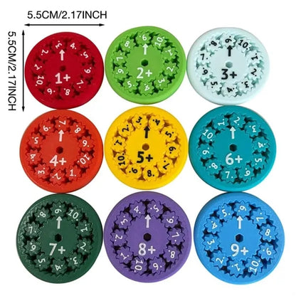 Math Fidgets Spinners 18Pcs