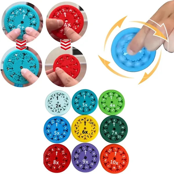 Math Fidgets Spinners 18Pcs