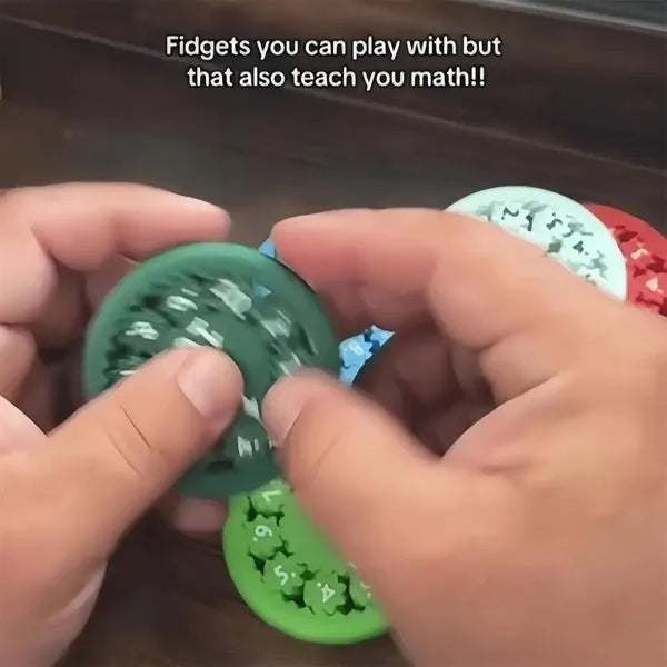 Math Fidgets Spinners 18Pcs