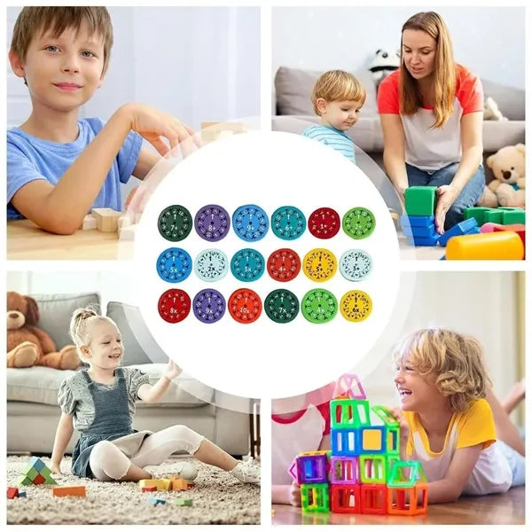 Math Fidgets Spinners 18Pcs